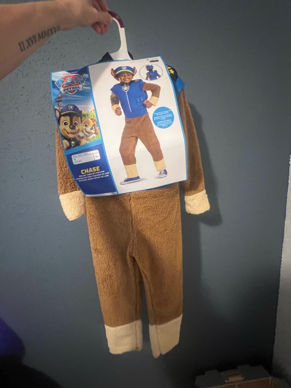 Paw Patrol Chase Plush Brown Kids Costume - Official Character Outfit